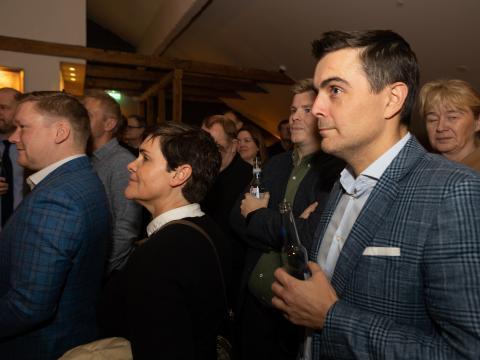 20 ára afmæli MBA námsins: Pétur Már Ómarsson, Unnur Ágústsdóttir til vinstri