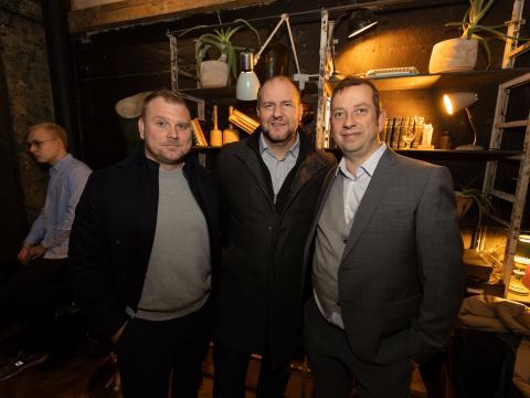 20 ára afmæli MBA námsins: Anton Smári Rúnarsson, Jón Ingi Einarsson, Ingimar Ingimarsson
