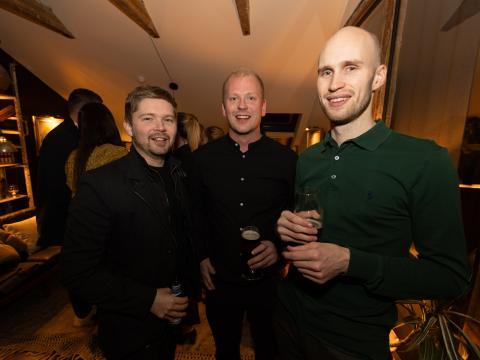20 ára afmæli MBA námsins: Björn Ingi Pálsson, Sigurður Bjarki Ólafsson, Daníel Ingvarsson