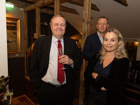 20 ára afmæli MBA námsins: Gylfi Magnússon, Saga Ómarsdóttir, Hersir Sigurgeirsson